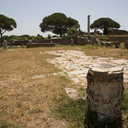 Italy, Ostia Antica, Civic Basilica