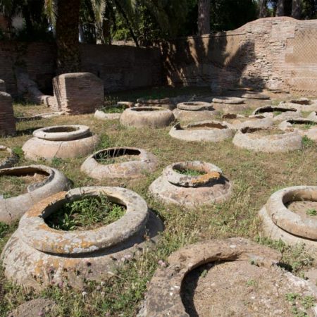 Italy, Ostia Antica, Doli Block Italy, Ostia Antica, Doli Block