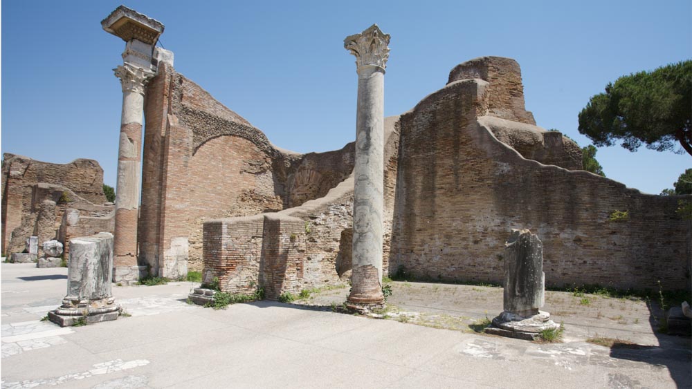 Italy, Ostia Antica – Roman Baths – Baths of the Forum High-Quality Images & Videos The MCA Collection
