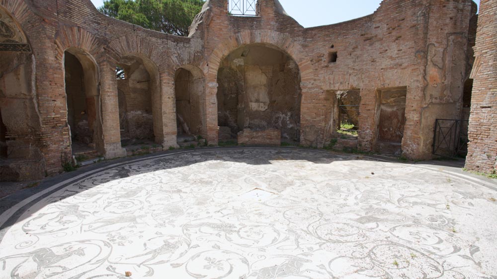 Italy, Ostia Antica – Roman Baths – Baths of the Seven Sages High-Quality Images & Videos The MCA Collection