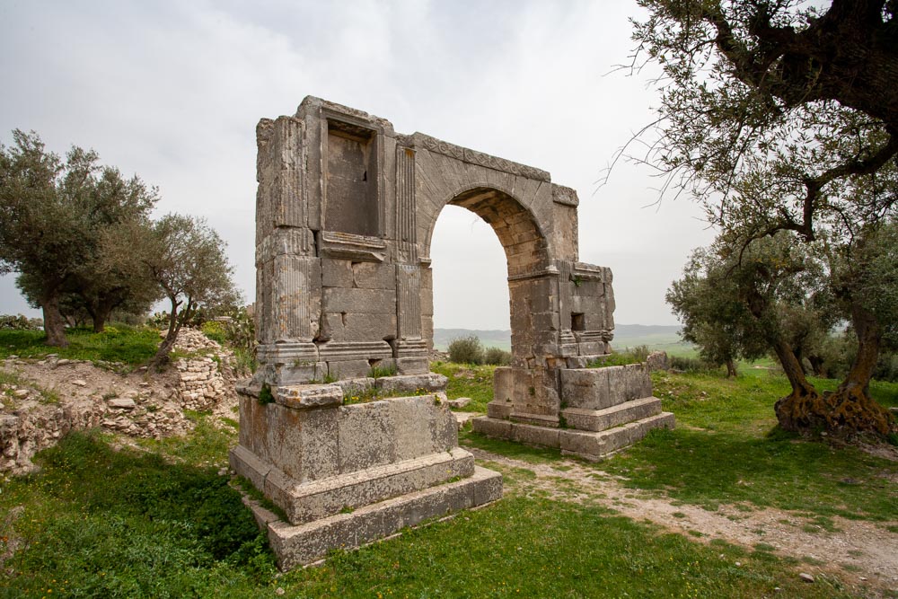 Tunisia, Dougga – Arch of Severus Alexander High-Quality Images & Videos The MCA Collection
