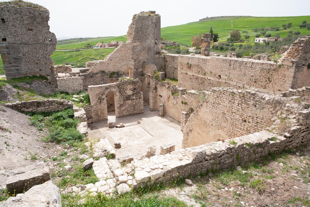 Tunisia, Dougga – Baths of Ain Doura High-Quality Images & Videos The MCA Collection