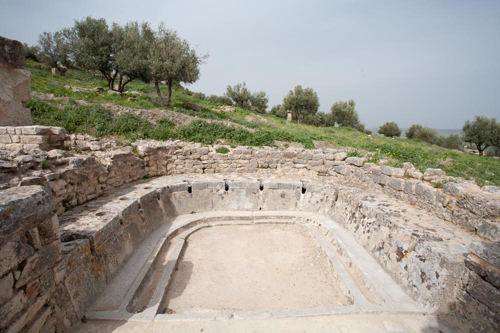 Tunisia, Dougga – Baths of the Cyclops – Latrine High-Quality Images & Videos The MCA Collection