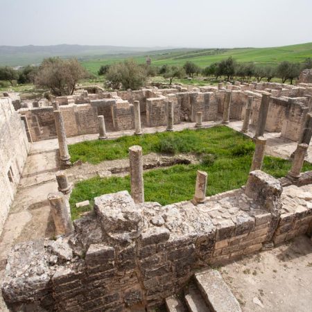 Tunisia, Dougga - House of the Trefoil