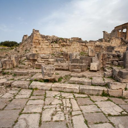 Tunisia, Dougga - Roman Structures