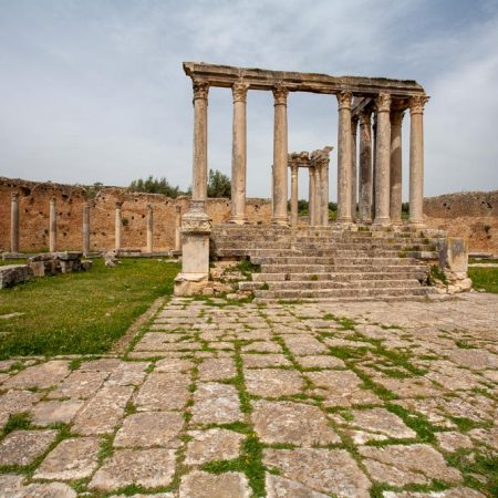 Tunisia, Dougga - Temple of Juno Caelestis