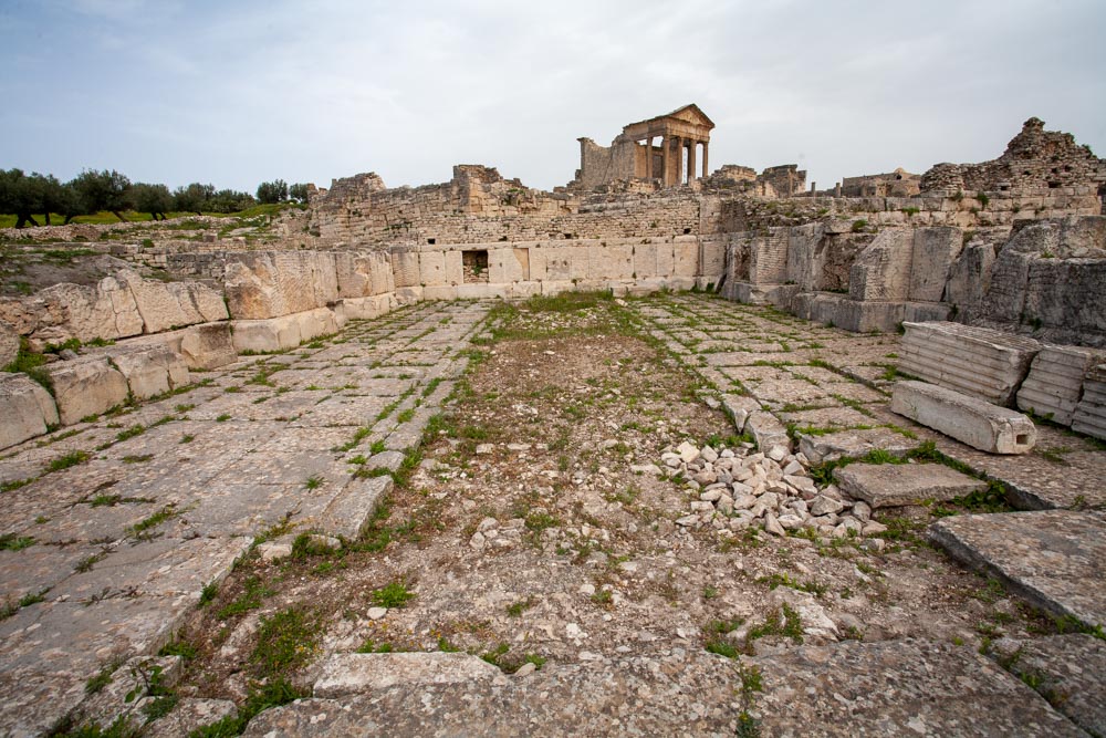 Tunisia, Dougga – Temple of the Victory of Caracala High-Quality Images & Videos The MCA Collection