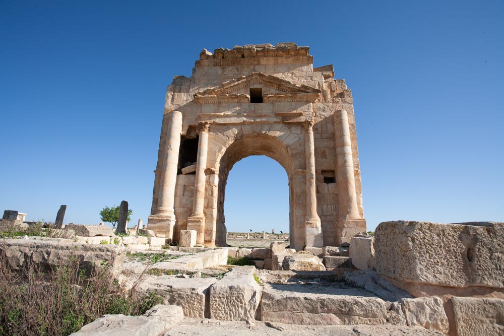 Tunisia, Makthar (Mactaris) –  Arch of Trajan High-Quality Images & Videos The MCA Collection