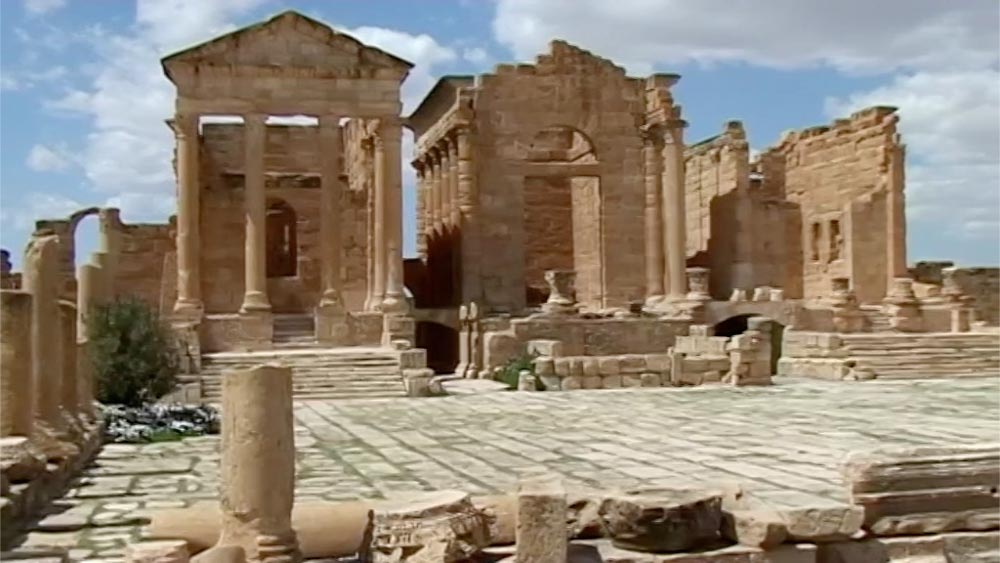 Tunisia, Sbeitla (Sufetula) – Capitoline Temple High-Quality Images & Videos The MCA Collection
