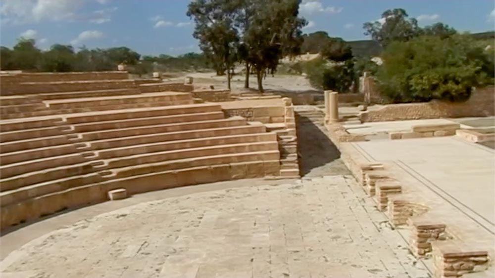 Tunisia, Sbeitla (Sufetula) –  Roman Theatre High-Quality Images & Videos The MCA Collection
