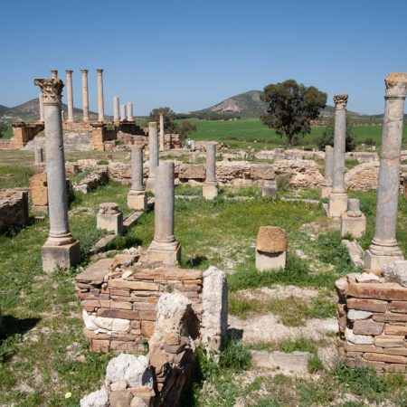 Tunisia, Thuburbo Majus - House of the Bacchus and Ariadne